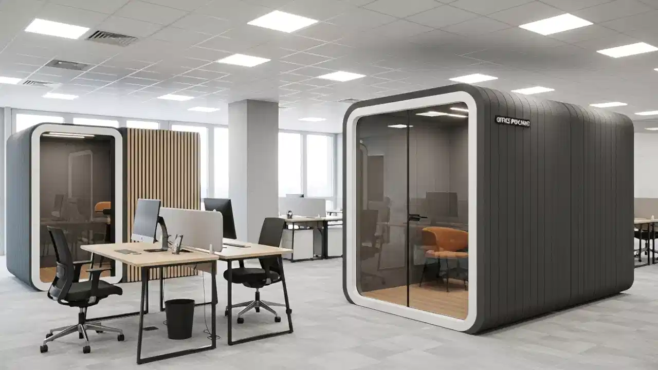 OFİS POD KABİNLER: Açık Ofis Alanlarında Maksimum Konsantrasyon ve Ses Gizliliği