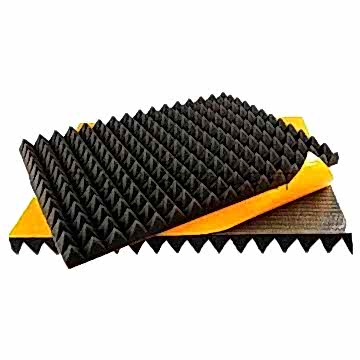 Akustik Ses Yalıtımı Bantlı Piramit Sünger 50x50