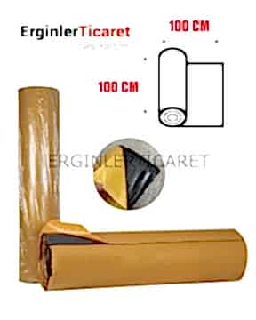 Oto Ses Yalıtımı Kauçuk Köpüğü 6mm 100cm x 100cm