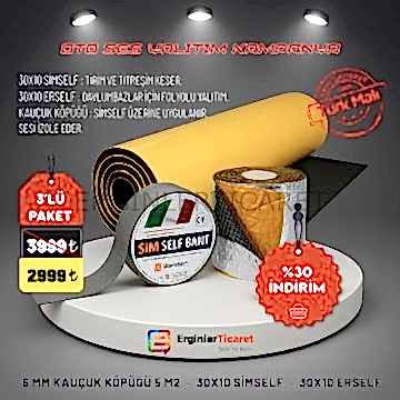 Oto Ses Yalıtımı Seti