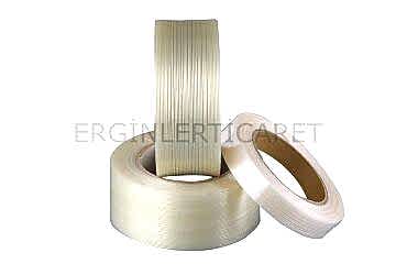 Boyuna Lifli Bant 50mm x 50mt | Elyaf Takviyeli Güçlü Bant