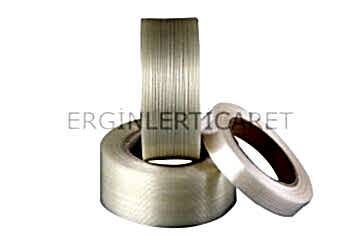 Boyuna Lifli Bant 12mm x 50mt | İnce Cam Elyaf Takviyeli Bant