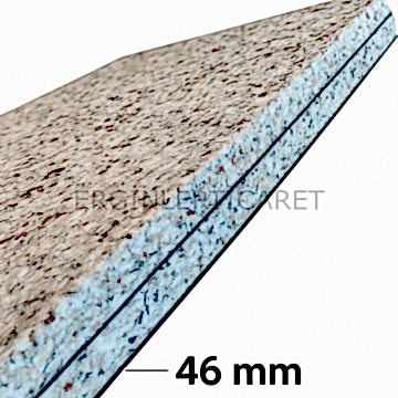 46 mm Çift Bariyerli Keçeli Ses Yalıtım Malzemesi | Erpan veya Bondex